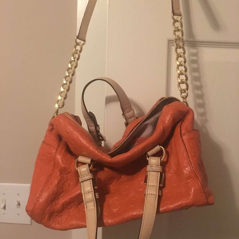 Michael Kors leather satchel handbag